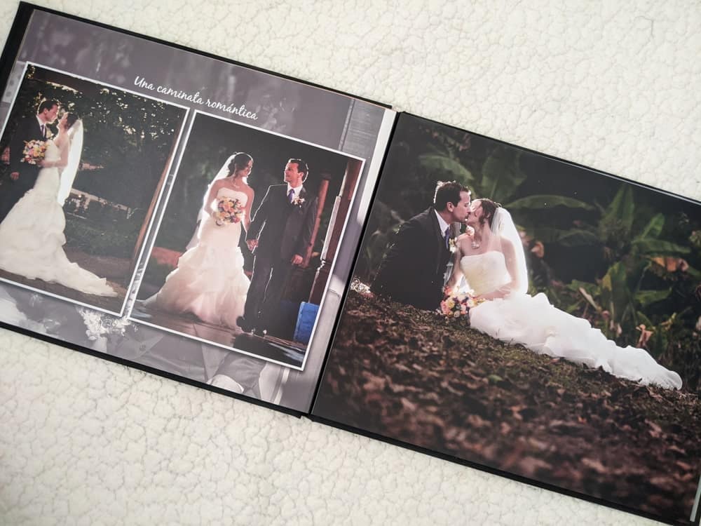 Open Photobook Wedding photos
