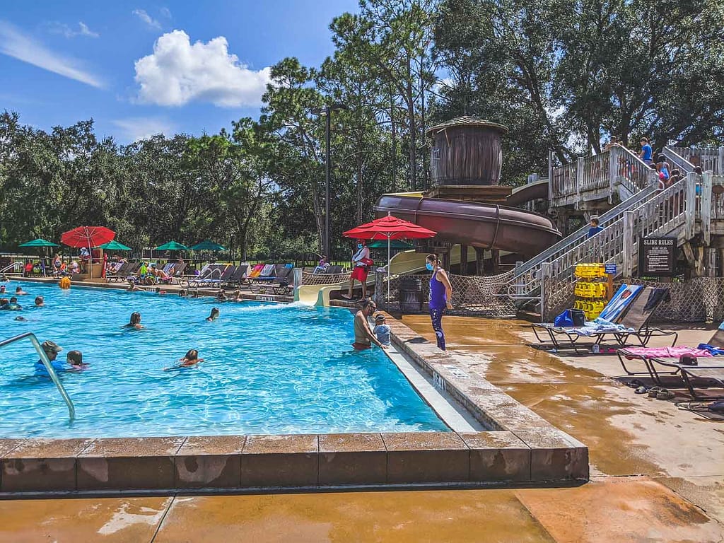 The meadow Pool at Disney's fort wilderness