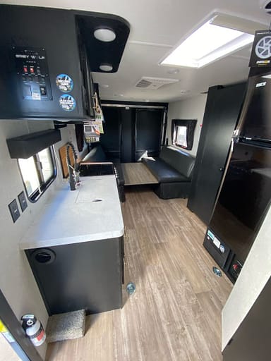 Interior of Forest River Greywolf 22RR