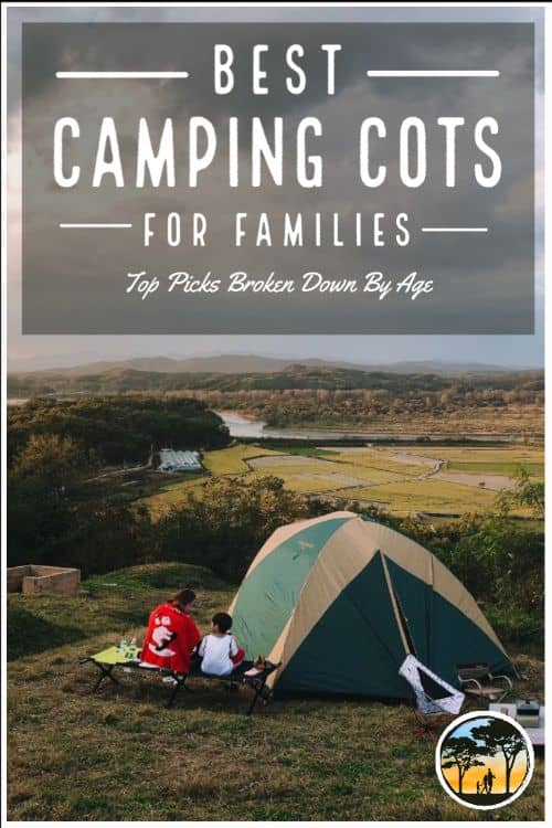 best camping cots PIN graphic