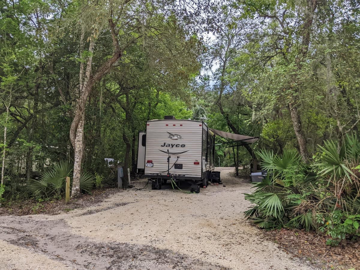 Site 37 at Lake Griffin State Park